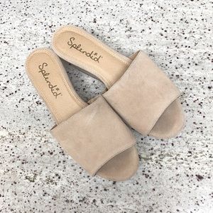 NWOT SPLENDID LANA PLATFORM SLIDE SANDAL SZ 7M RET